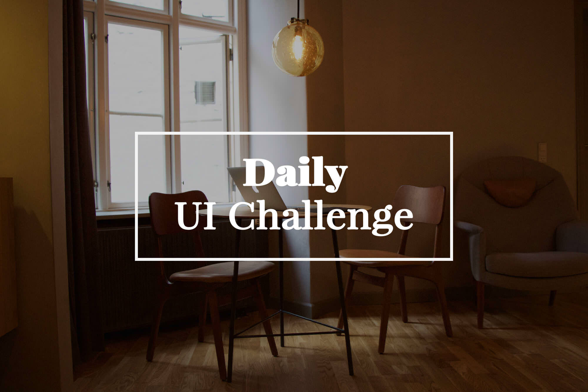 Daily UI Challenge, The Beginnings