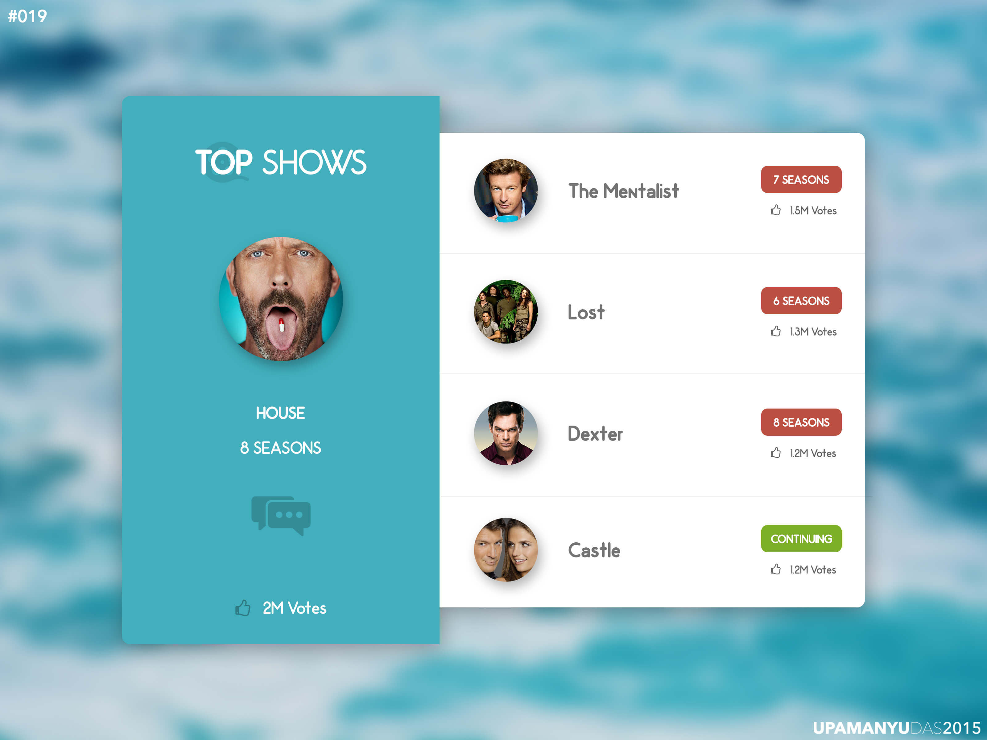 Daily UI Challenge, Day 019 - Leaderboard