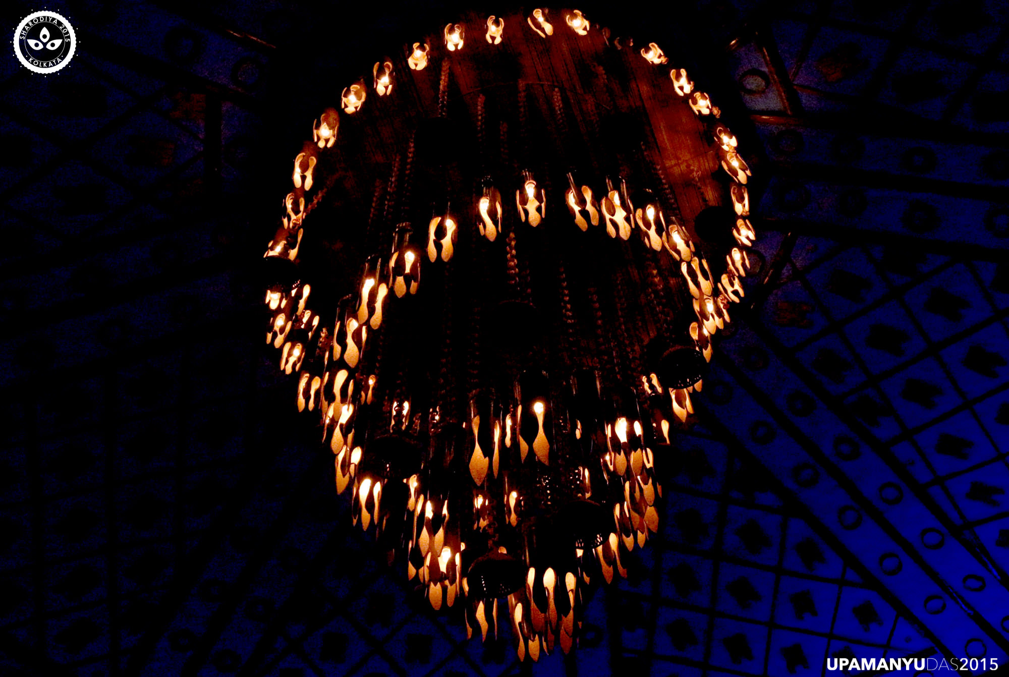 Bamboo Chandelier in Pandal