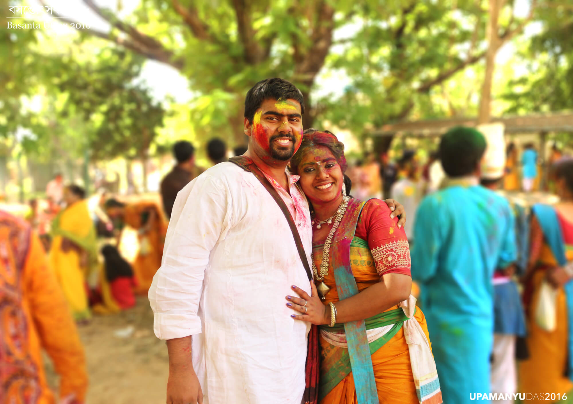 holi, basanta utsav, shantiniketan, viswa bharati